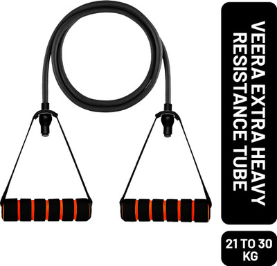 Y2M Toning Tube New_VEERA Resistance Tube(Black 21 to 30 Kg)