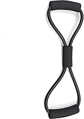 KITRON Durable Latex Red Figure 8 Band for Upper & Lower Body Exercises Resistance Tube(Black)