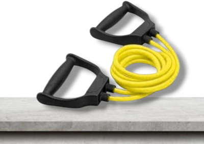 Aoriyon JS-IV training tube home workout muscle(BLACK YELLOW) Resistance Tube(Yellow)