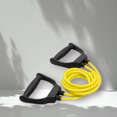 Aoriyon UYAO-DH Double Toning Resistance Heavy Quality(BLACK YELLOW) Resistance Tube(Yellow)