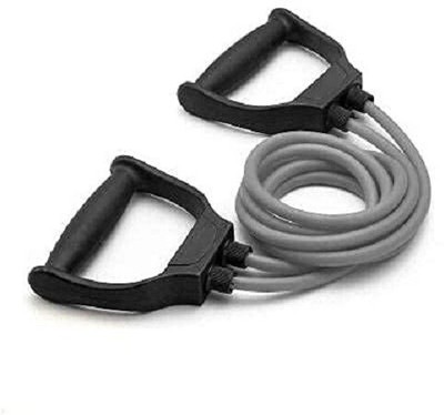 NEWSHARK Double Toning Resistance Tube Pull Rope Elastic Rubber Exercise Band Stretching Resistance Tube(Black)