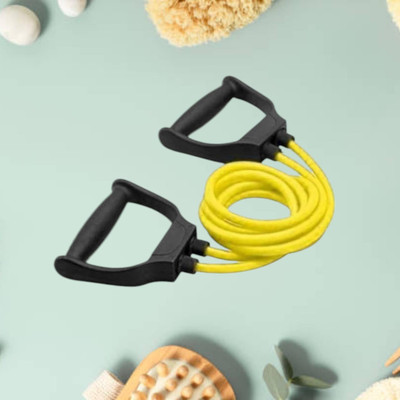 Aoriyon HS-S7J Heavy Quality Exercise toning (BLACK YELLOW) Resistance Tube(Yellow)