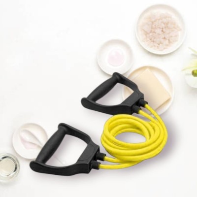 Aoriyon HJKG-9UY Double Toning Full Body Workout(BLACK YELLOW) Resistance Tube(Yellow)