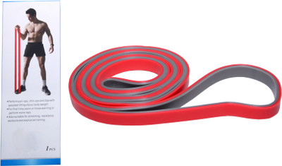 sarita enterprises Exercise & Stretching Resistance Band for Men & Women Resistance Band Yoga Resistance Tube(Red, Grey)