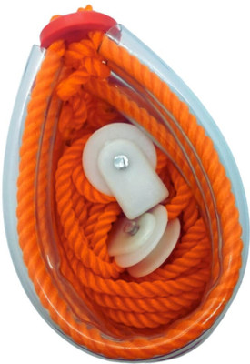 NATURAL Pocket Gym Rope,Weight loss Exercise,Physiotherapy Resistance Tube(Bright orange)