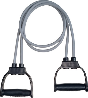 DuraTube Toning and Resistance Tube, Adjustable Length, Comfort Handles, Anti-Snap, Yoga Resistance Tube(Grey)