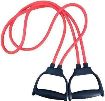 NEWSHARK Double Toning Tube Full Body Home Gym Resistance Tube Resistance Tube Resistance Tube(Red, Black)
