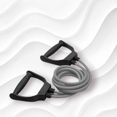 Aoriyon KYD-U8HD Pull Rope Fitness Rope Rubber Bands (GREY) Resistance Tube(Mulicolour)