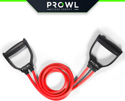 PROWL by Tiger Shroff Double Toning, Exercise & Stretching Band For Men & Women Workout Resistance Tube(Red)