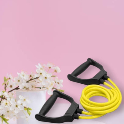 Aoriyon HG-S8 toning tube exerciser home gym(BLACK YELLOW) Resistance Tube(Yellow)