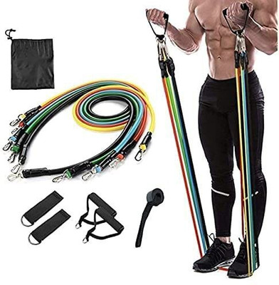 Sahaj Enterprise Gym Power Resistance Band Set for Resistance Tube(Multicolor)
