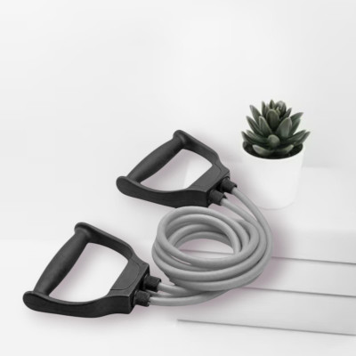 Aoriyon NIS-8DH Toning Double,Tube for Exercise, Muscle Resistance Tube(Mulicolour)