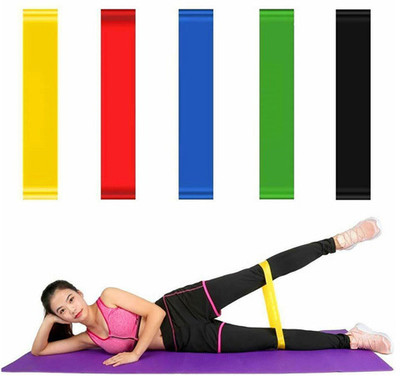 JKIHO T3 loop band set - pack of 5 Resistance Tube(Multicolor)