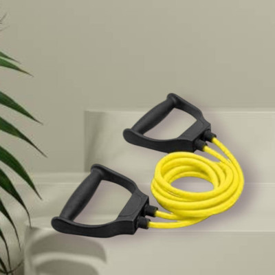 Aoriyon J-2ISD Double Toning Resistance Heavy Quality(BLACK YELLOW) Resistance Tube(Yellow)