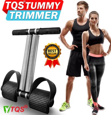 TQS Leg Exerciser Tummy Trimmer Sport Fitness Resistance Tube(Red, Black)