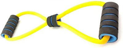 aavoam VII™-85-LP-Soft Latex Figure 8 Yoga Fitness Workout Band Resistance Tube(Multicolor)