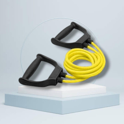 SRD JD-5G Double Toning elastic full body (BLACK YELLOW) Resistance Tube(Yellow)