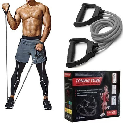 Dargan Resistance Tube for Exercise, Muscle Toning & Endurance Workout Band Resistance Tube(Multicolor)