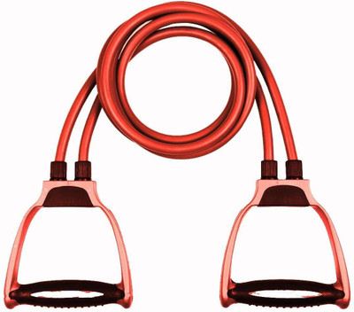 Oddish Double Resistance Band, Toning Tube, Resistance Tube(Red)
