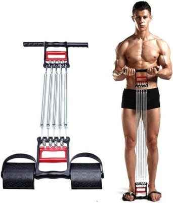 GJSHOP Abdominal Fitness Sit-Up Pull Rope Exercise Machine Workout Indoor Gym Ab Exerciser(Black)