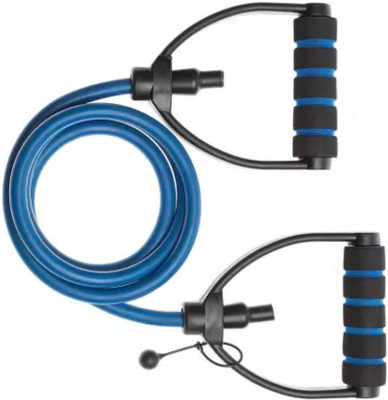 AMETHYST SKY Adjustable Blue Resistance Toning Tube – Customizable Length (Blue) Resistance Tube(Blue)