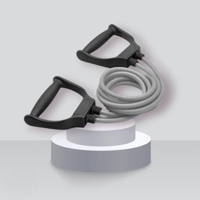 SRD G-U8G Resistant Band for Home and GYM Workout (Grey) Resistance Tube(Mulicolour)