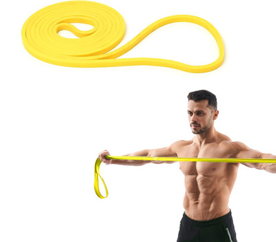 AVMART Resistance Band for Exercise and Stretching Power Band for Lower Body Strength Resistance Tube(Yellow)