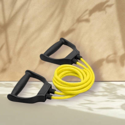 SRD DI-R8K Double Toning Resistance Heavy Quality(BLACK YELLOW) Resistance Tube(Yellow)