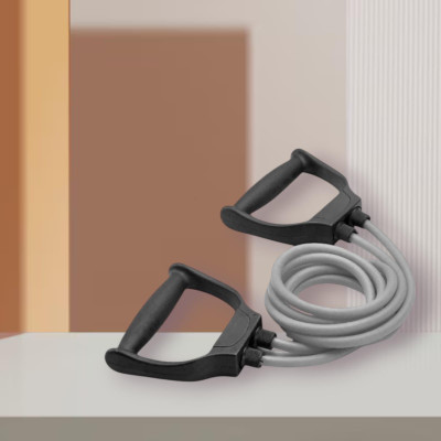 SRD H-D7A Toning Double,Tube for Exercise, Muscle Resistance Tube(Mulicolour)