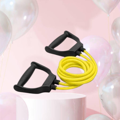 Aoriyon H89J-KH Heavy Quality Exercise toning (BLACK YELLOW) Resistance Tube(Yellow)