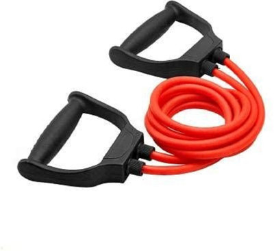 ResiTech Double Resistance Band Toning Tube Exerciser Fitness Pulling Rope for Men Resistance Tube(Multicolor)