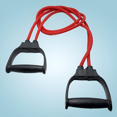 Callun Red Double Rope Toning Tube Resistance Tube(Red)