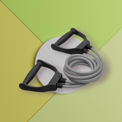Aoriyon DJH9-WJ Resistance Bands & Full Body Workout(Grey) Resistance Tube(Mulicolour)