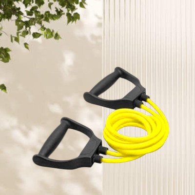 Aoriyon JHIH9D-DToning tue raining and Muscle Building (BLACK YELLOW) Resistance Tube(Yellow)