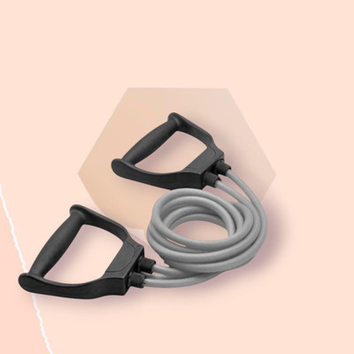 Aoriyon J-8HSW Resistant Band for Men & Women | Exercise(GREY) Resistance Tube(Mulicolour)