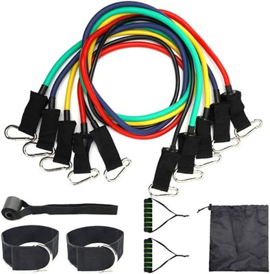 ANITA CREATIONS Body fitness band resistance band Resistance Tube(Multicolor)