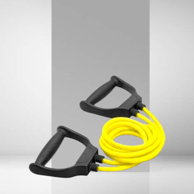 Aoriyon UHIS9Y Toning tue raining and Muscle Building (BLACK YELLOW) Resistance Tube(Yellow)