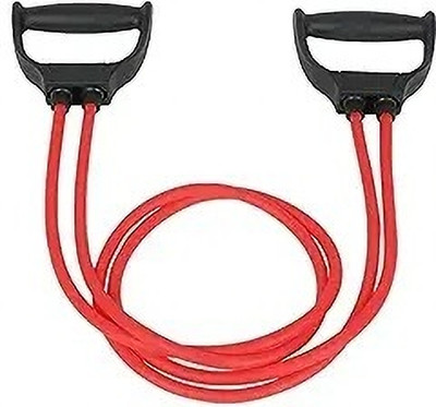 Oddish Gadget Deals Double Toning Tube Heavy Quality Resistance Tube Resistance Tube(Red, Black, Grey)