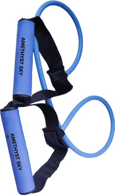 AMETHYST SKY AMETHYSTSKY Blue Resistance Tube – Durable, Portable & Adjustable Resistance Tube(Blue)