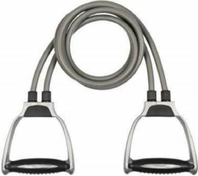 LIVOX Double Toning Tube Resistance Exercise Bands Resistance Tube(grey black)