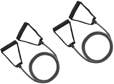 AJRO DEAL Single Toning Resistance Tube Band & Adjustable Handle Workout Exercise,Home Gym Resistance Tube(Physical Therapy Body Fitness, Portable Stretching/Training / Men & Women)