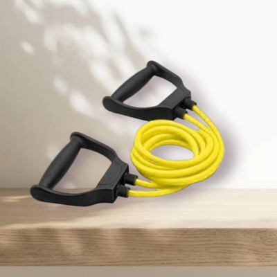Aoriyon KOK-8SY Toning Resistance Elastic Rubber (BLACK YELLOW) Resistance Tube(Yellow)