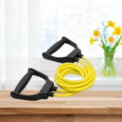 SRD AOW-WUO Toning tue raining and Muscle Building (BLACK YELLOW) Resistance Tube(Yellow)