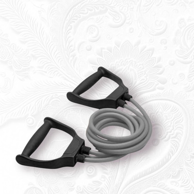 Aoriyon NKF-9J Pull Rope Fitness Rope Rubber Bands (GREY) Resistance Tube(Mulicolour)