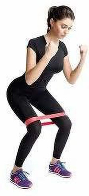 JHG Resistance Loop Exercise Bands Legs, Butt, Glutes and Workouts Physical Therapy Resistance Tube(Multicolor)