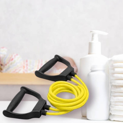 Aoriyon HD-RH training tube home workout muscle(BLACK YELLOW) Resistance Tube(Yellow)
