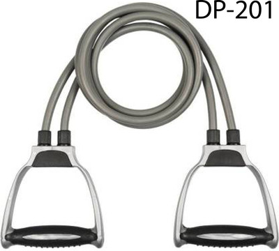 Modkart improved quality pure latex tube stretching rope for home gym exerciser DP-201 Resistance Tube(Multicolor)