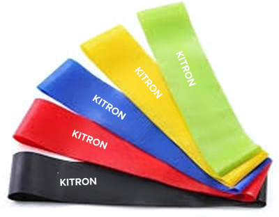 KITRON High Elastic Red Resistance Band for Home and Studio Training Resistance Tube(Red)
