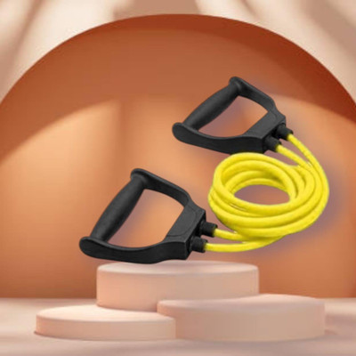 Aoriyon QHU-9H Double Toning Full Body Workout(BLACK YELLOW) Resistance Tube(Yellow)