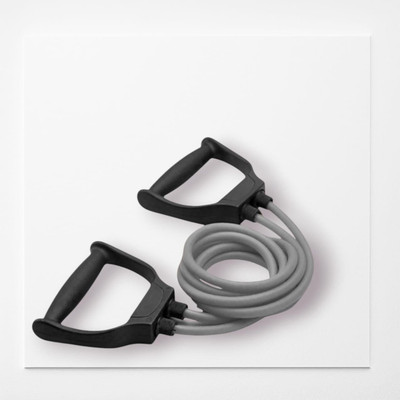 Aoriyon JD-EU7 Pull Rope Fitness Rope Rubber Bands (GREY) Resistance Tube(Mulicolour)